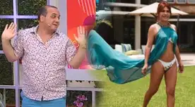 Kurt Villavicencio shock con Magaly Medina en bikini.