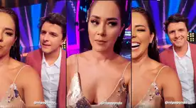 Karen Schwarz se divierte con su compañero de conducción.