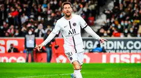 Lionel Messi fue el autor del tercer gol del PSG en la goleada 5-1  a Lille