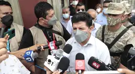 Pedro Castillo evitó pronunciarse sobre cuestionamientos al ministro de Salud [VIDEO]