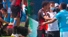 Alejandro Hohberg agredió a Jean Pierre Archimbaud y el árbitro expulsó a los dos en el Cristal vs. Melgar Alejandro Hohberg agredió a Jean Pierre Archimbaud y el árbitro expulsó a los dos en el Cristal vs. Melgar