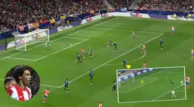 ¿A lo Van Persie en Brasil 2014? Joao Félix y la ‘palomita’ para el 1-0 de Atlético de Madrid [VIDEO]