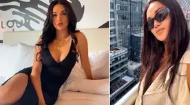 Angie Arizaga hace caso omiso a duras palabras de Marisol Crousillat y se luce en New York [VIDEO]