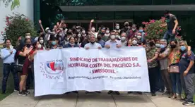 Trabajadores piden conversar con la gerencia del hotel para llegar a acuerdos. Trabajadores piden conversar con la gerencia del hotel para llegar a acuerdos.
