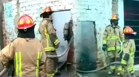 Callao: anciano fallece tras quedar atrapado en incendio de almacén de reciclaje