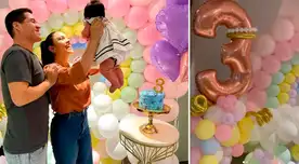 Maricarmen Marín emocionada por los tres meses de su bebé.