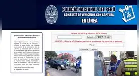 Conoce si tu vehículo tiene orden de captura de la PNP.