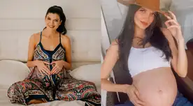 Nicole Faverón emocionada por la llegada de su segundo bebé.