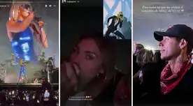 Alessia Rovegno y Hugo García asistieron a concierto de Miley Cyrus en Chile.