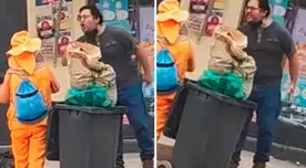 Trabajadora de limpieza tuvo que soportar al sujeto que en todo momento la gritaba.