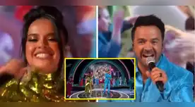 Luis Fonsi y Becky G cantaron en los Premios Oscar 2022.