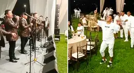 El gran momento de Christian Cueva llegó cuando la orquesta tocó el tema “Maldito licor”.