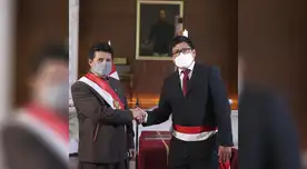 Pedro Castillo realizó la juramentación del nuevo jefe del Minsa.