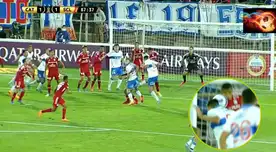 ¡Injusticia total! El juez uruguayo cobró penal, pero no hubo impacto en la mano.