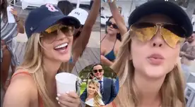 Brunella Horna disfruta de su viaje a Cancún, pero extraña a Richard Acuña