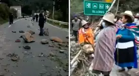 "Cierren el Congreso": manifestantes del paro agrario bloquean vía de Huaraz y rechazan al Parlamento