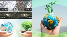 Así fue la emotiva reflexión de Google en el Día de la Tierra.