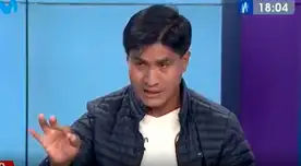Wilson Soto, congresista de Acción Popular, llega a entrevista en canal N con camiseta de la "U"