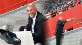 Mr. Peet trasmitió para su programa digital desde el Estadio Nacional.