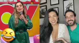 Ethel Pozo entrevista en inglés a novio de Diana Sánchez y la trolean: "Él le responde en español" [VIDEO]
