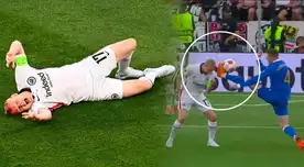 Arbitro Slavko Vincic no sacó tarjeta amarilla tras el corte en la cabeza que recibió Sebastian Rode