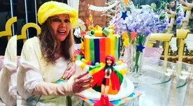 Inició con una torta motivo sus festejos por sus