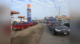 Carros forman largas colas para recargar GNV ante escasez