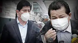 Zamir Villaverde y Bruno Pacheco, ambos investigados por la Fiscalía.