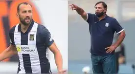 Hernán Barcos llegó al Perú luego de la goleada que les metieron ayer por la noche en Argentina.