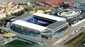 Estadio RCDE Stadium del club Espanyol  tiene capacidad para 40,500 espectadores.