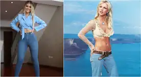 Brunella Horna afirma que la confundieron con Britney Spears en los Estados Unidos.