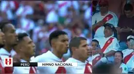 Miles de peruanos entonaron el Himno Nacional en el RCD Stadium en Barcelona, España.