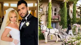 Britney Spears y Sam Asghari se casaron en una exclusiva ceremonia.