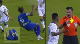 André Carrillo sufre dura falta, lo cobran y Christian Cueva se molesta con árbitro [VIDEO]