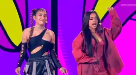 Becky G y Jimena Jimenez tomaron shots EN VIVO.