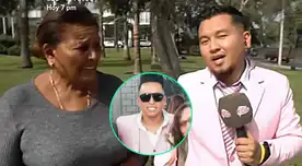 Doña Peta no midió sus palabras con reportero de EBT.