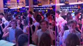 El joven fue grabado en una discoteca.