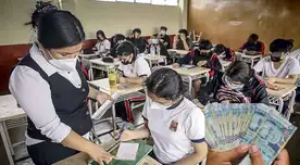 Durante el año 2023 se tendrá que aumentar el monto de 500 soles al sueldo básico de los profesores nombrados de la primera escala. Durante el año 2023 se tendrá que aumentar el monto de 500 soles al sueldo básico de los profesores nombrados de la primera escala.