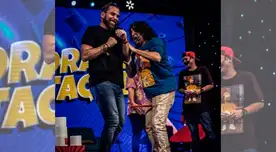 Hacen sus locuras en el escenario.