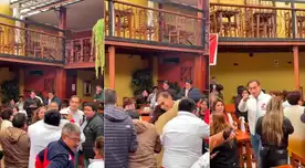 Exjefe de Estado estuvo en la sierra luego de haber iniciado el proceso de inscripción de su partido Perú primero.