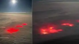 Imágenes registradas por un piloto se hicieron viral en las redes sociales.