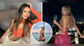 Flavia Laos le da regalazo a Luana Barrón.