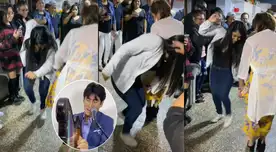 Baile de la joven y una señora se hizo viral en las redes sociales. Baile de la joven y una señora se hizo viral en las redes sociales.