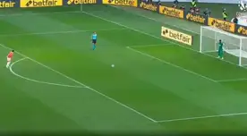 Carlos Cáceda bloqueó así el segundo penal en la tanda contra Inter Porto Alegre por Copa Sudamericana