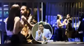 Álvaro Paz de la Barra y Andrea Cifuentes fueron captados muy pegaditos en disco.