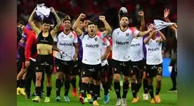 Festejo rojinegro ya se encuentran en las semifinales de la Copa  Sudamericana.