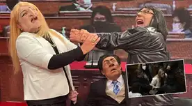 JB en ATV prepara parodia de jaloneo de María del Carmen Alva a Isabel Cortez.