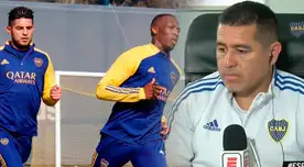 Juan Román Riquelme se mostró contento por tener figuras.