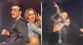 Luana Barrón y Sebastián Yatra juntos.