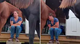 Shania compartió un clip en su cuenta de TikTok donde se la ve llorando desconsoladamente, mientras se abrazaba ella misma.